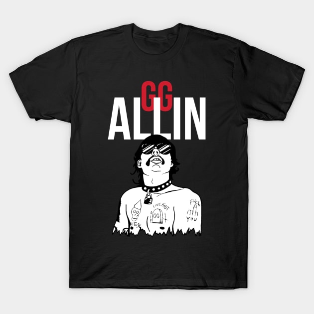 gg allin T-Shirt by Ripaldo Bawean